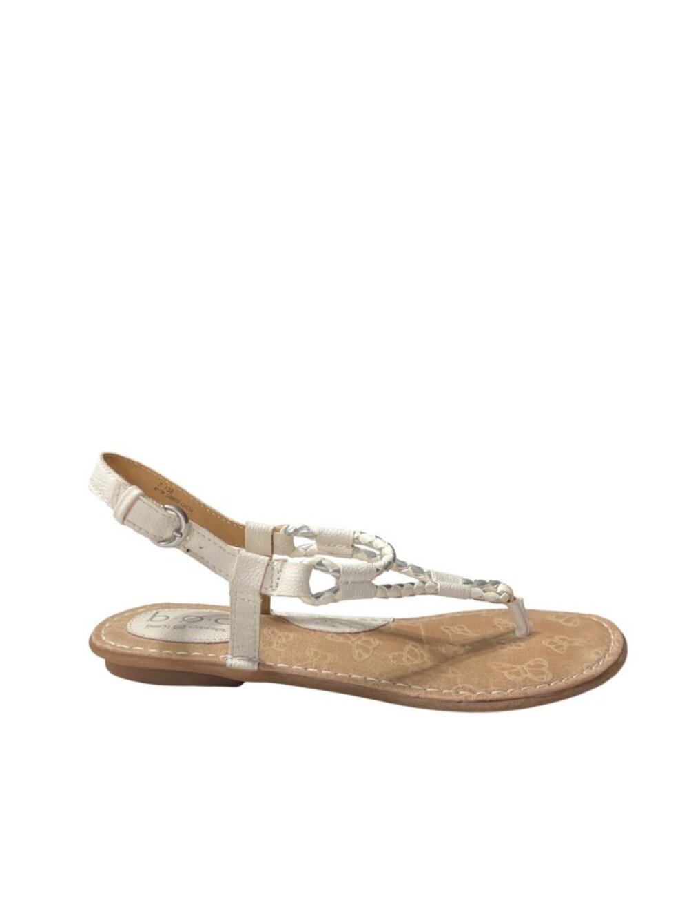 White Braided Sandals